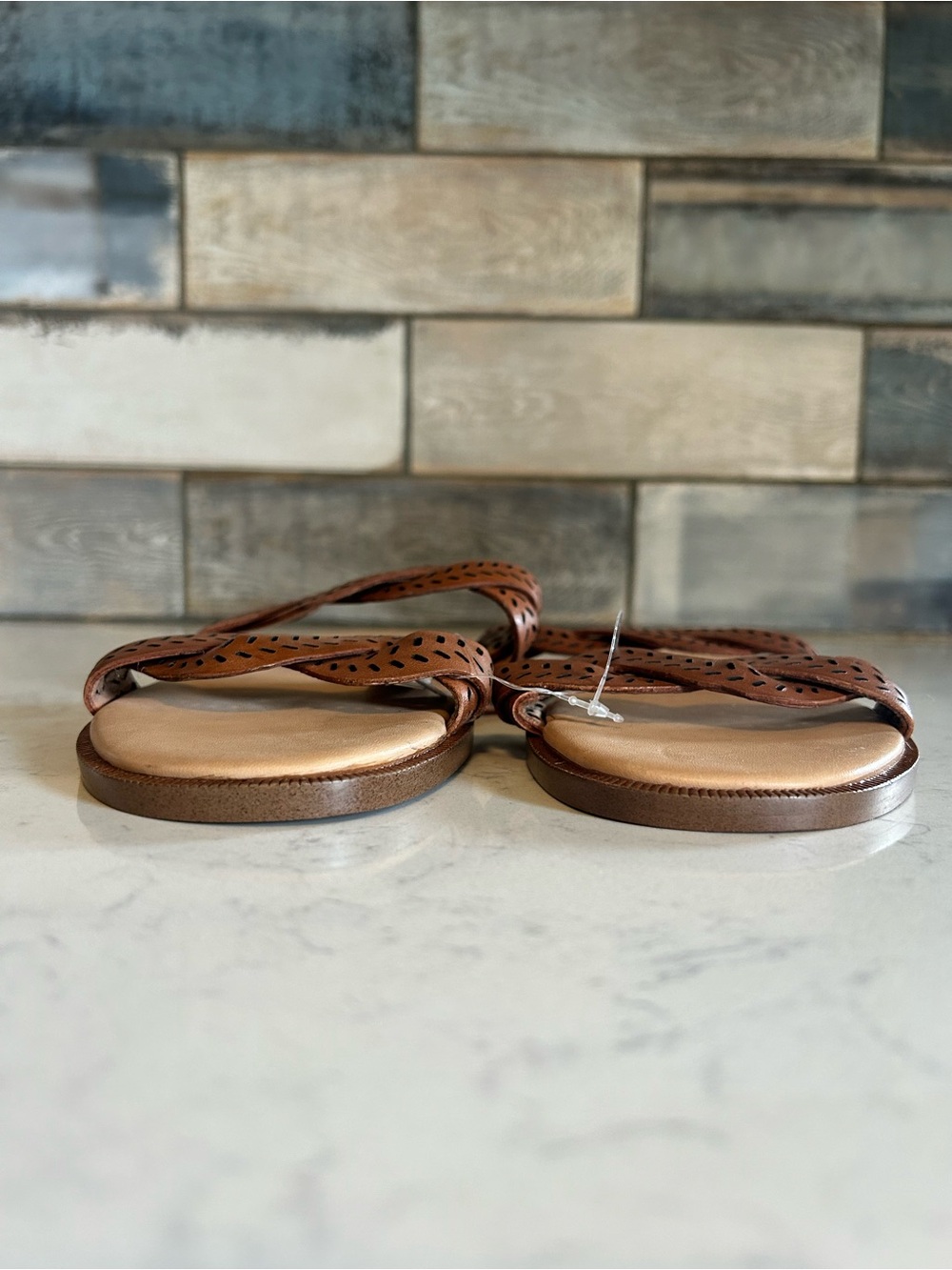 NWT Madewell Cora Leather Slide Sandals - Picture 9 of 12
